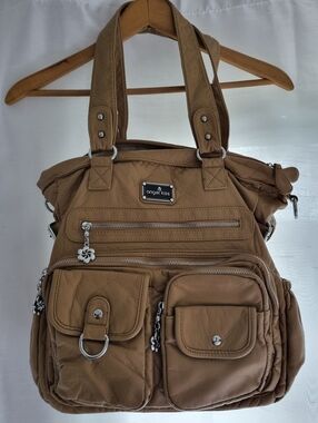 Angel Kiss Tan Hobo Bag